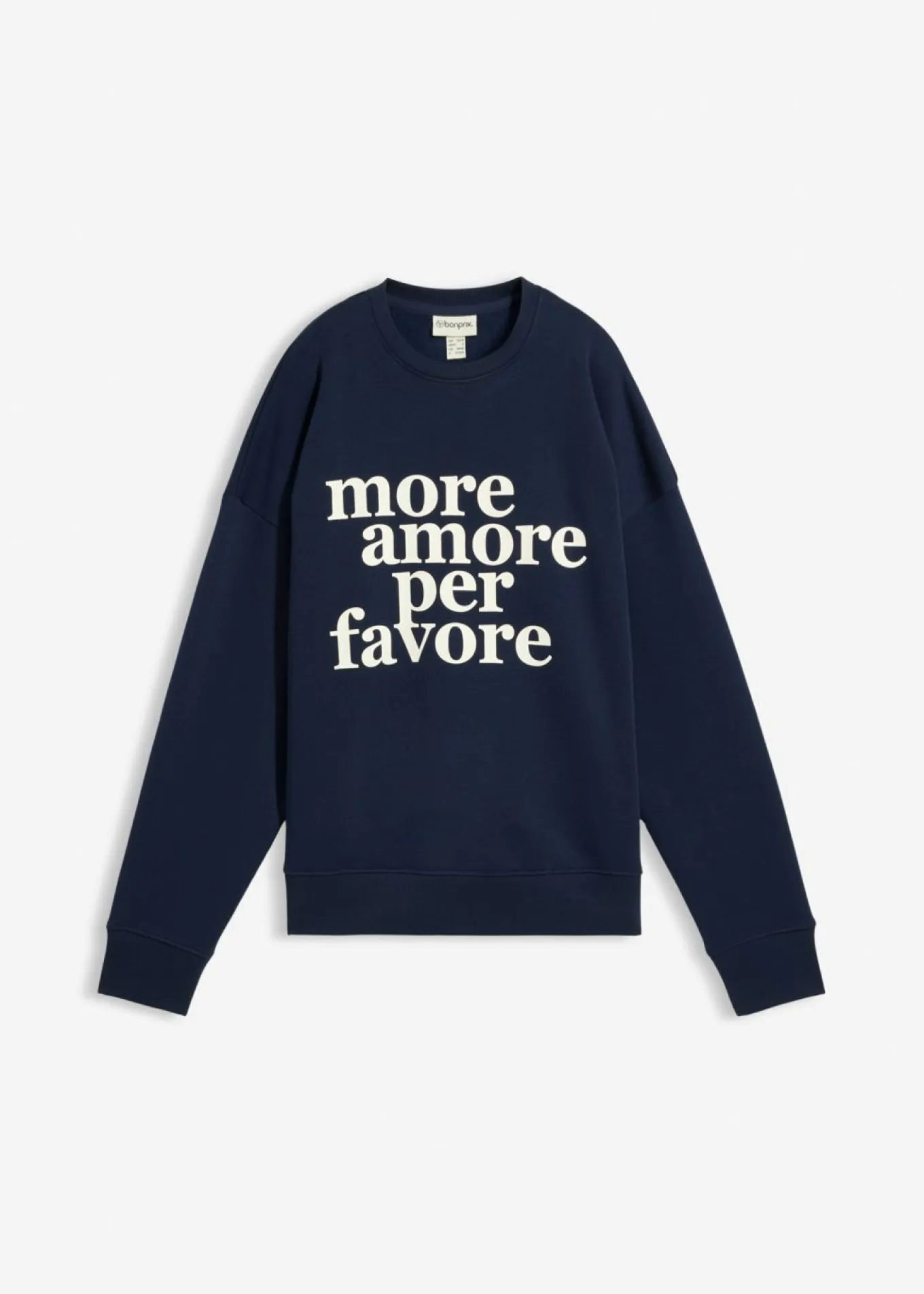 Sudadera oversize de mezcla de algodón