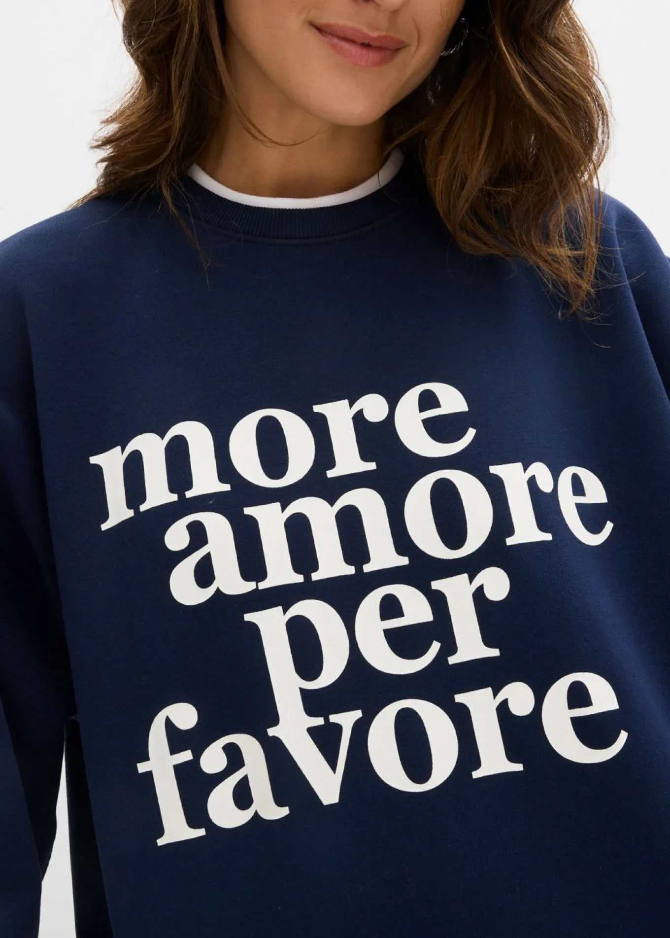 Sudadera oversize de mezcla de algodón