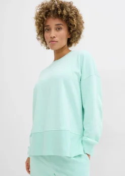 Sudadera oversize de mezcla de algodón