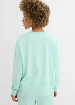 Sudadera oversize de mezcla de algodón