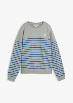 Sudadera oversize de mezcla de algodón