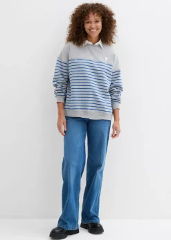 Sudadera oversize de mezcla de algodón