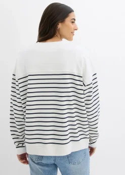 Sudadera oversize de mezcla de algodón