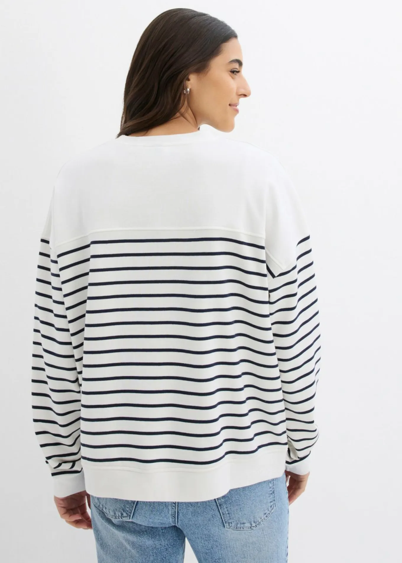 Sudadera oversize de mezcla de algodón