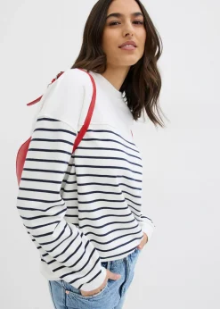 Sudadera oversize de mezcla de algodón
