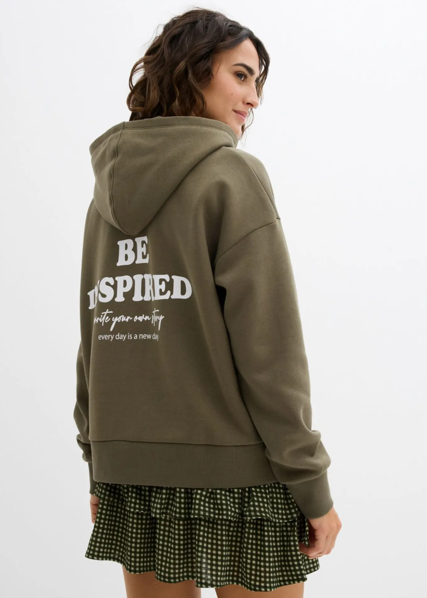 Sudadera oversize de mezcla de algodón suave con capucha