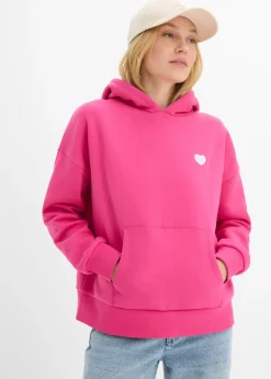 Sudadera oversize de mezcla de algodón suave con capucha