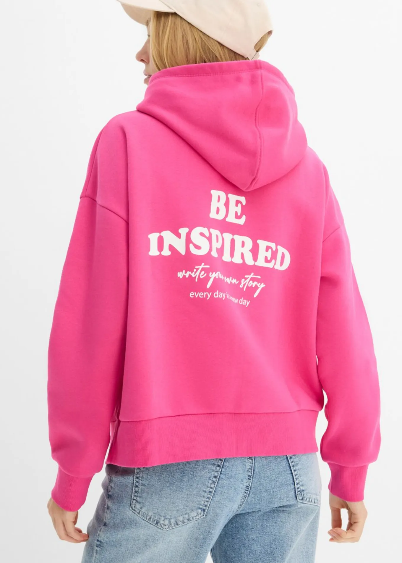 Sudadera oversize de mezcla de algodón suave con capucha