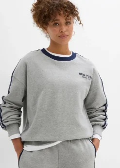 Sudadera oversize en suave mezcla de algodón