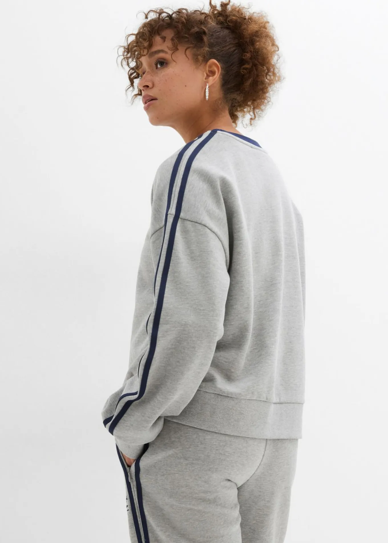 Sudadera oversize en suave mezcla de algodón