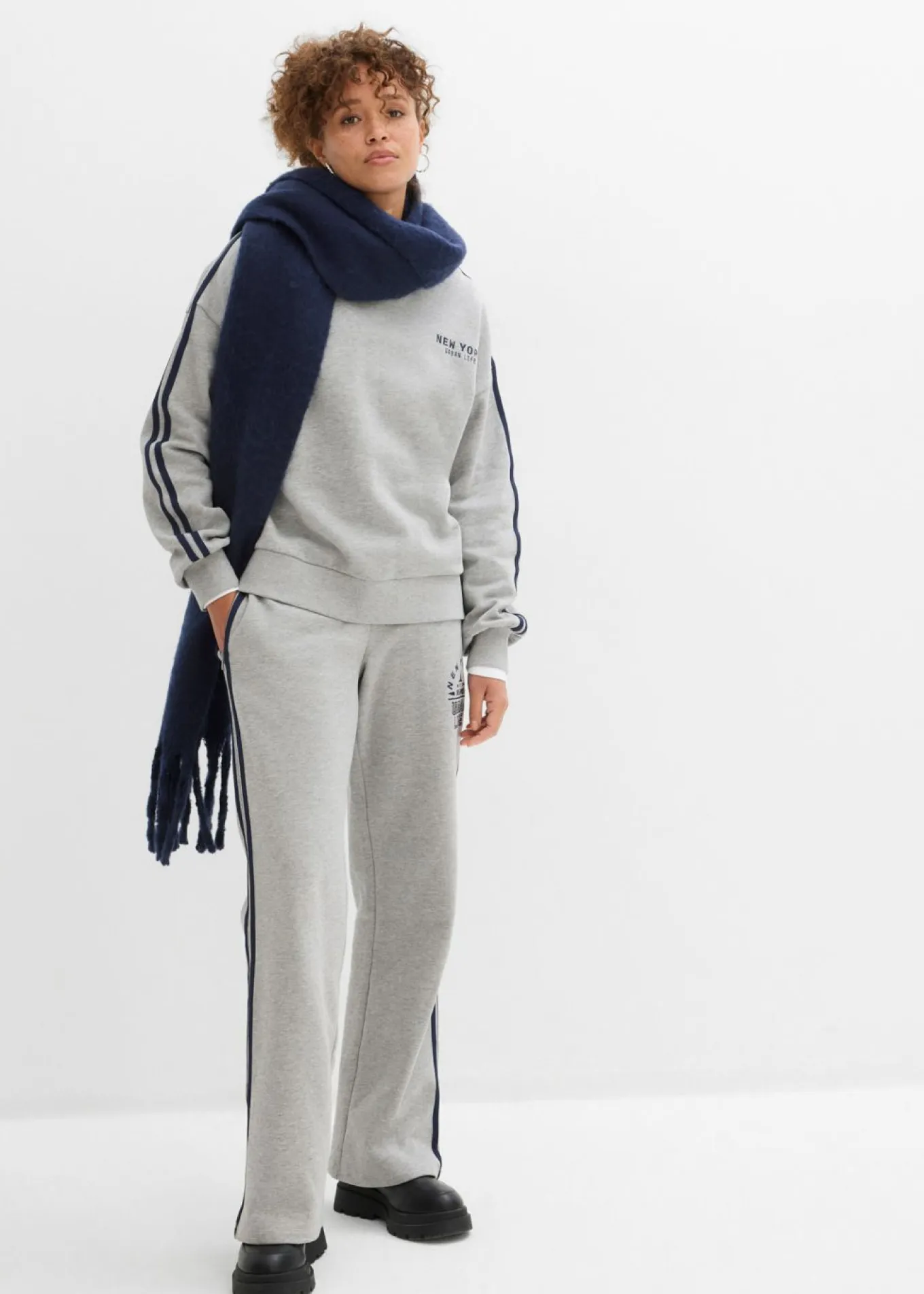 Sudadera oversize en suave mezcla de algodón