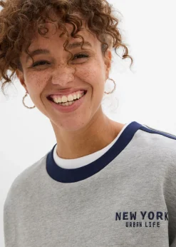 Sudadera oversize en suave mezcla de algodón
