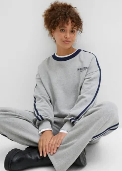 Sudadera oversize en suave mezcla de algodón