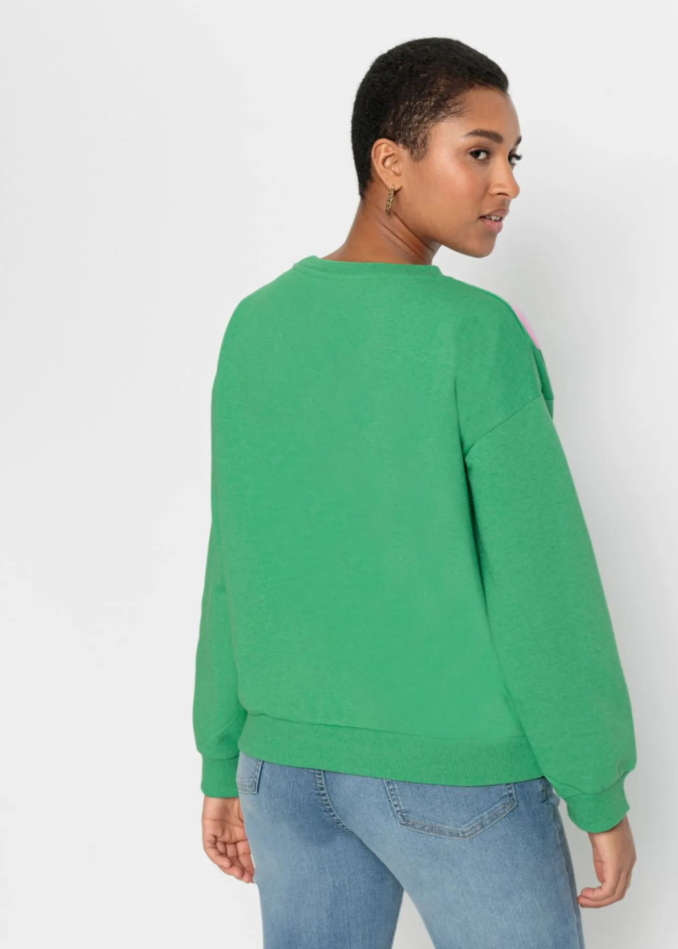 Sudadera oversize en suave mezcla de algodón