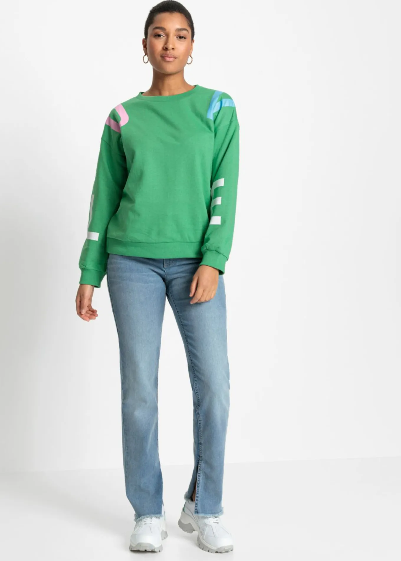 Sudadera oversize en suave mezcla de algodón