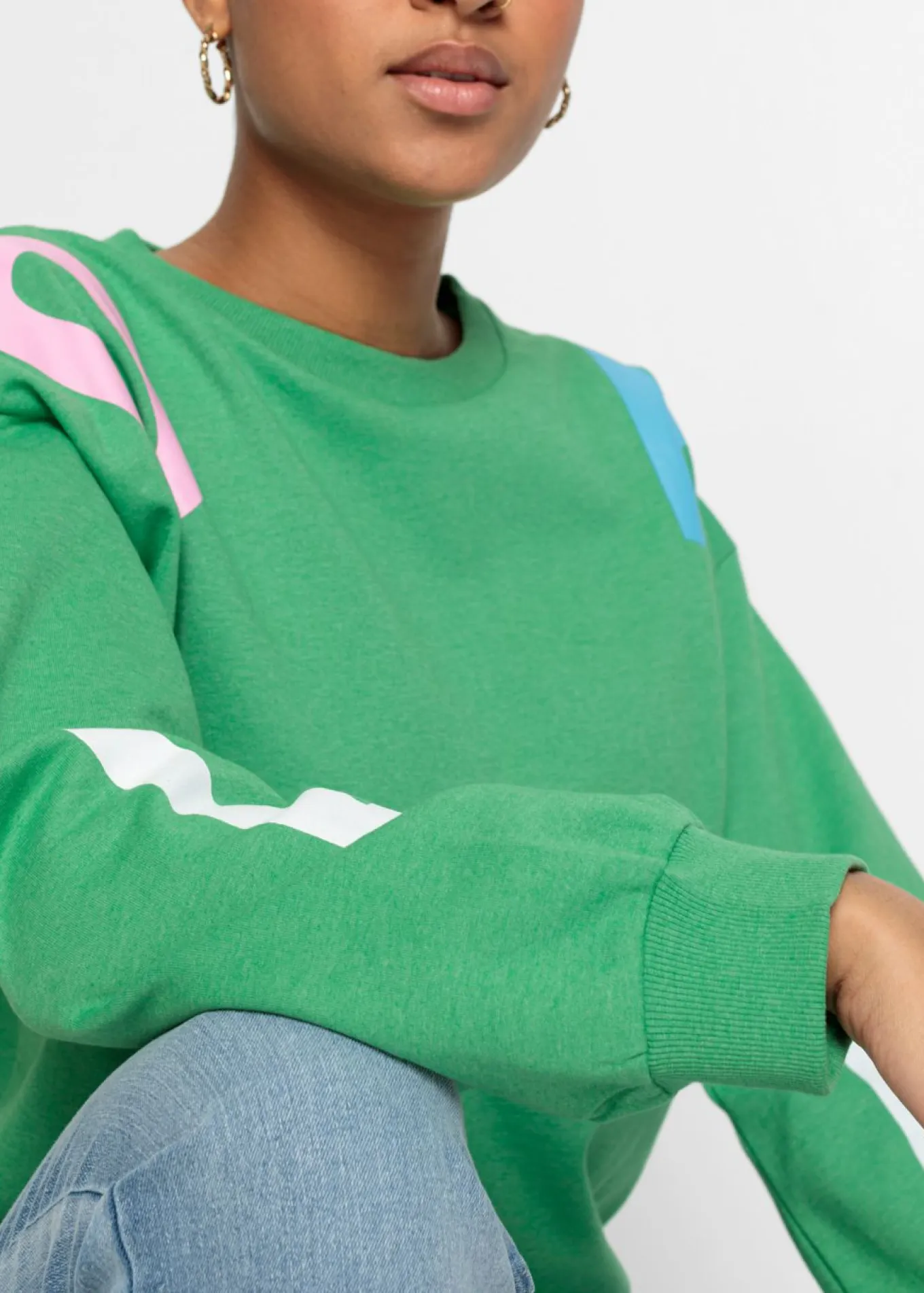 Sudadera oversize en suave mezcla de algodón