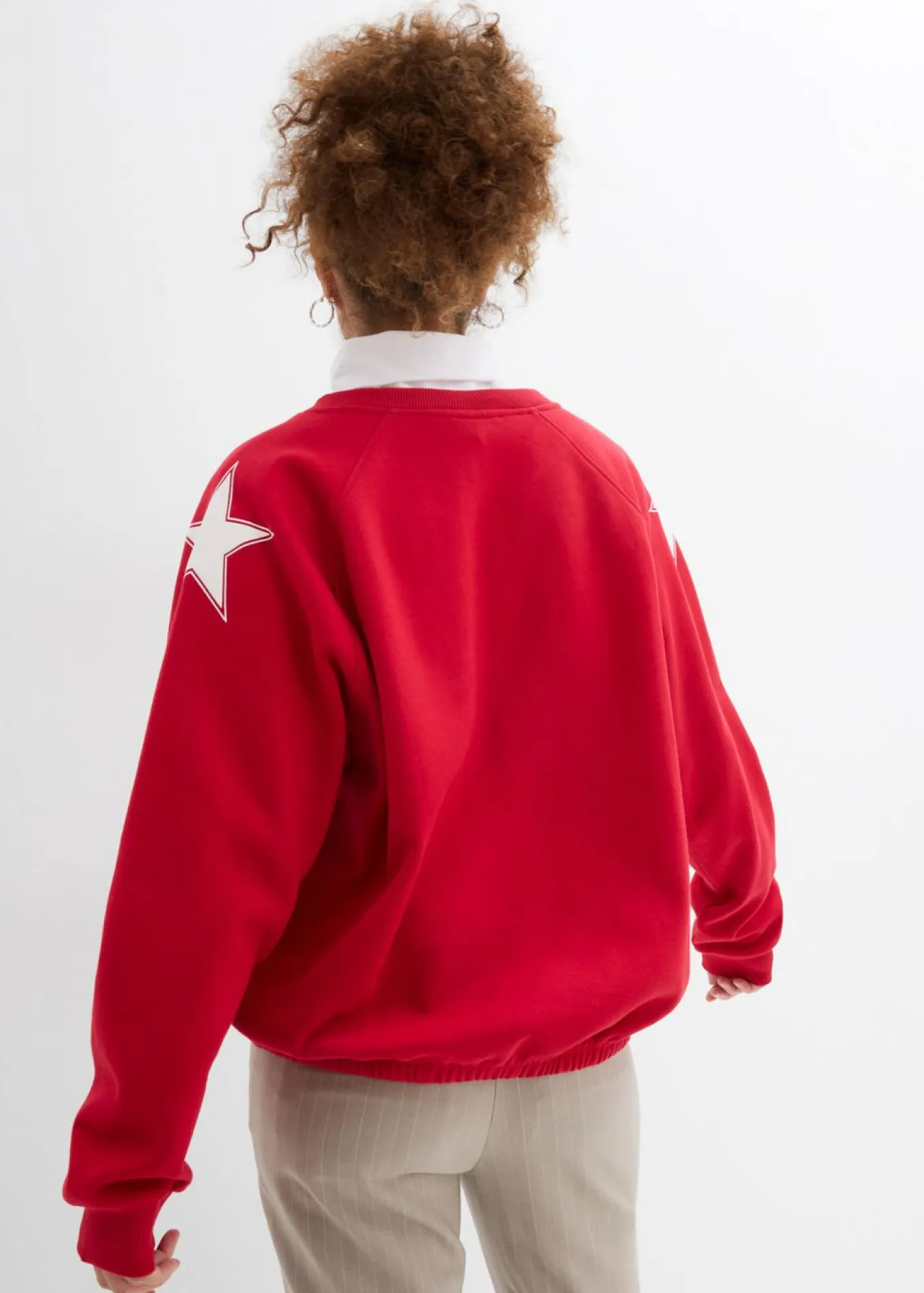 Sudadera oversize en suave mezcla de algodón