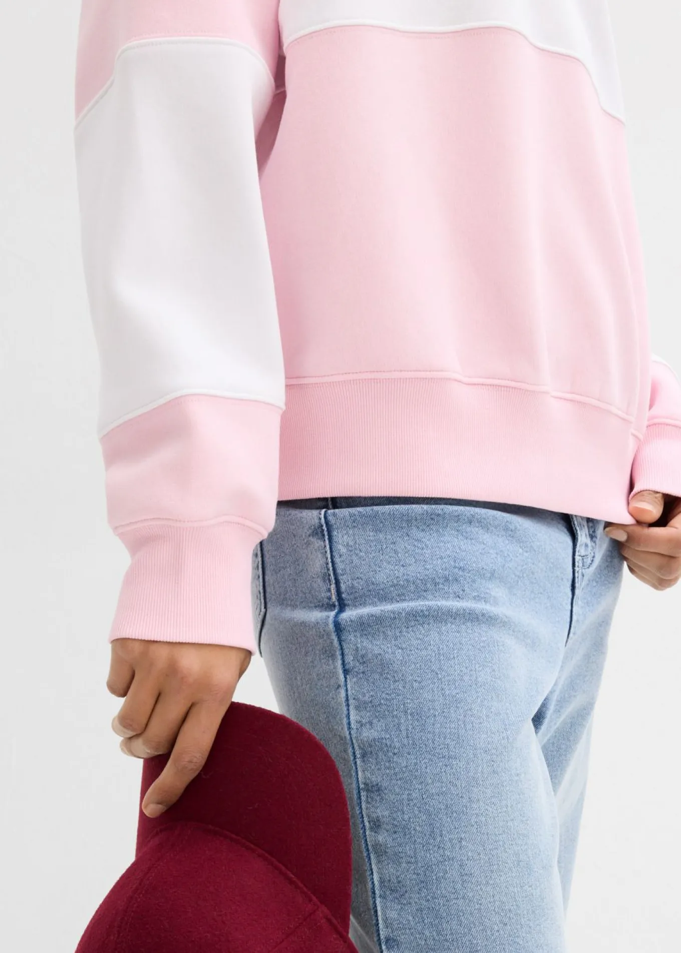 Sudadera oversize en suave mezcla de algodón