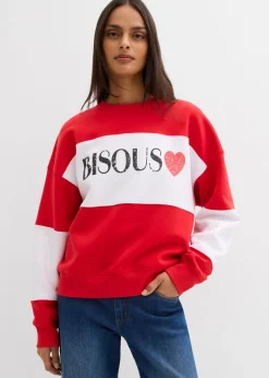 Sudadera oversize en suave mezcla de algodón