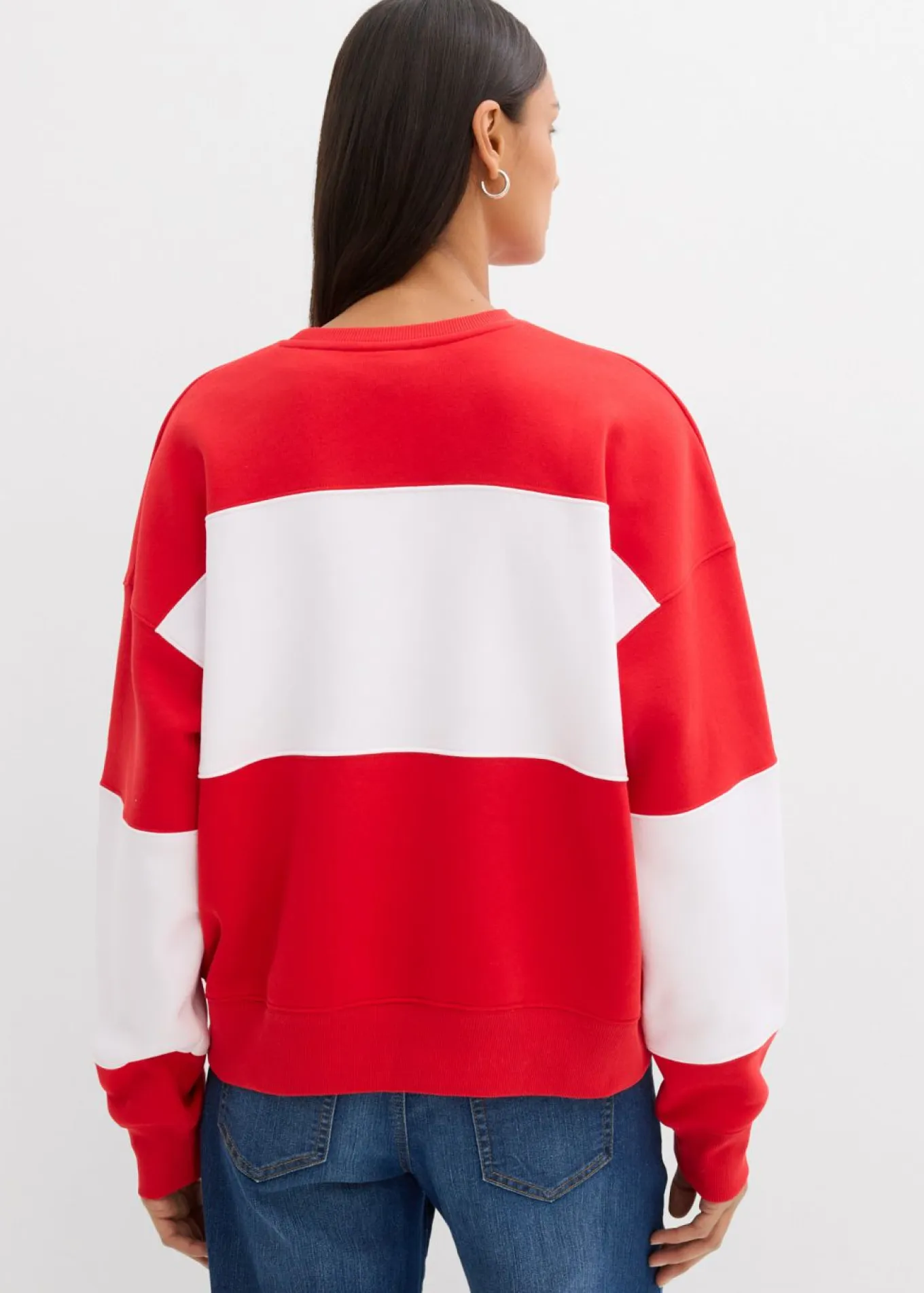 Sudadera oversize en suave mezcla de algodón