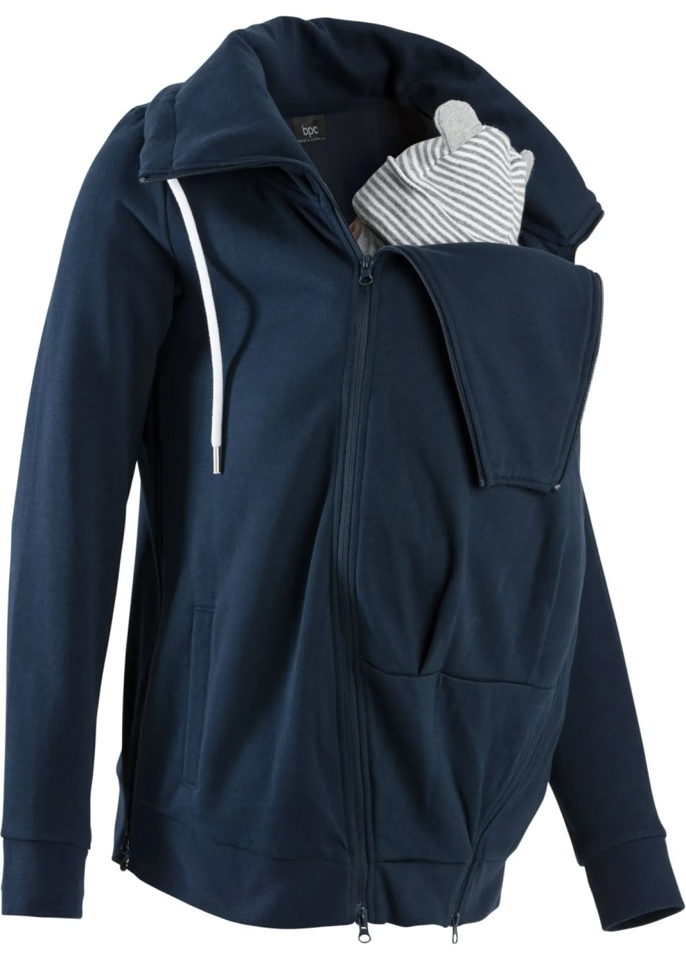 Sudadera premamá y chaqueta de porteo 3 en 1