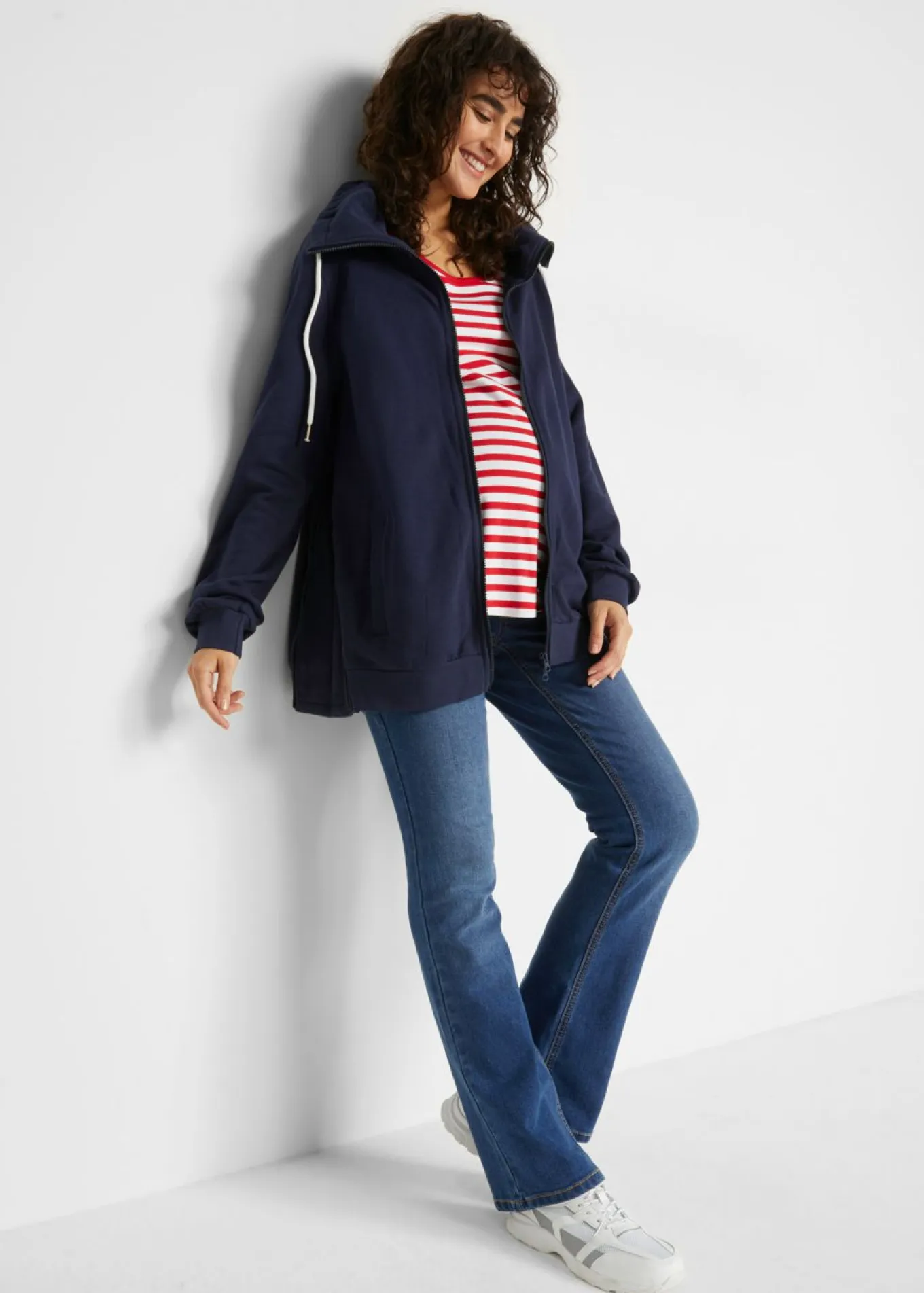 Sudadera premamá y chaqueta de porteo 3 en 1