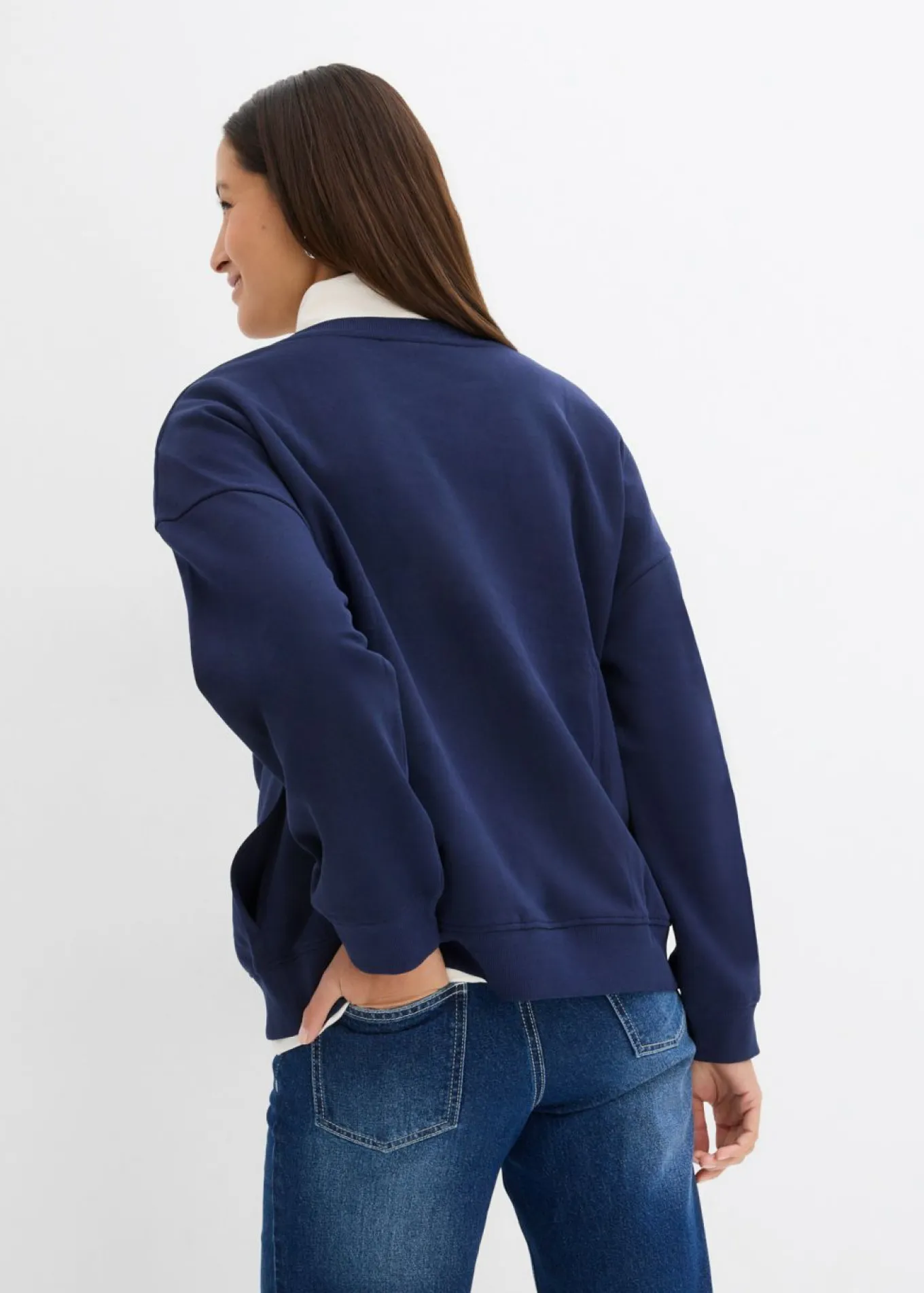 Sudadera premamá/de lactancia 2 en 1 de algodón ecológico