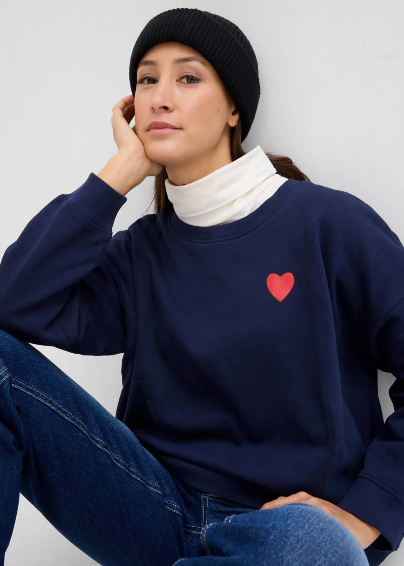 Sudadera premamá/de lactancia 2 en 1 de algodón ecológico