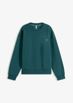 Sudadera térmica de material de secado rápido con corte holgado