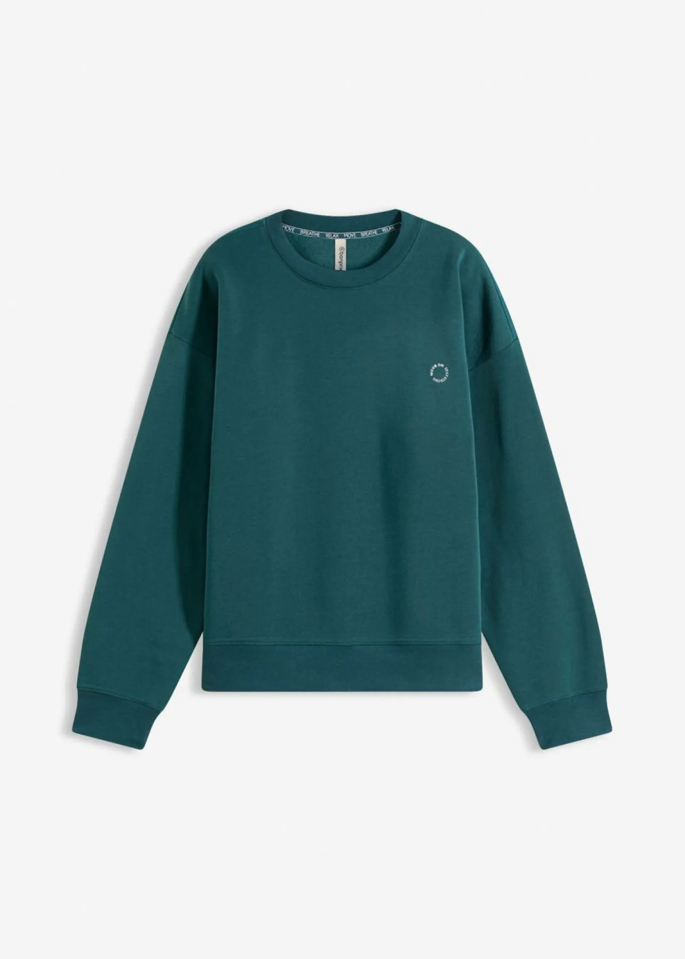 Sudadera térmica de material de secado rápido con corte holgado