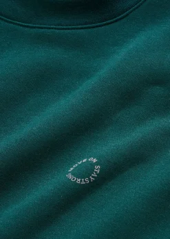 Sudadera térmica de material de secado rápido con corte holgado