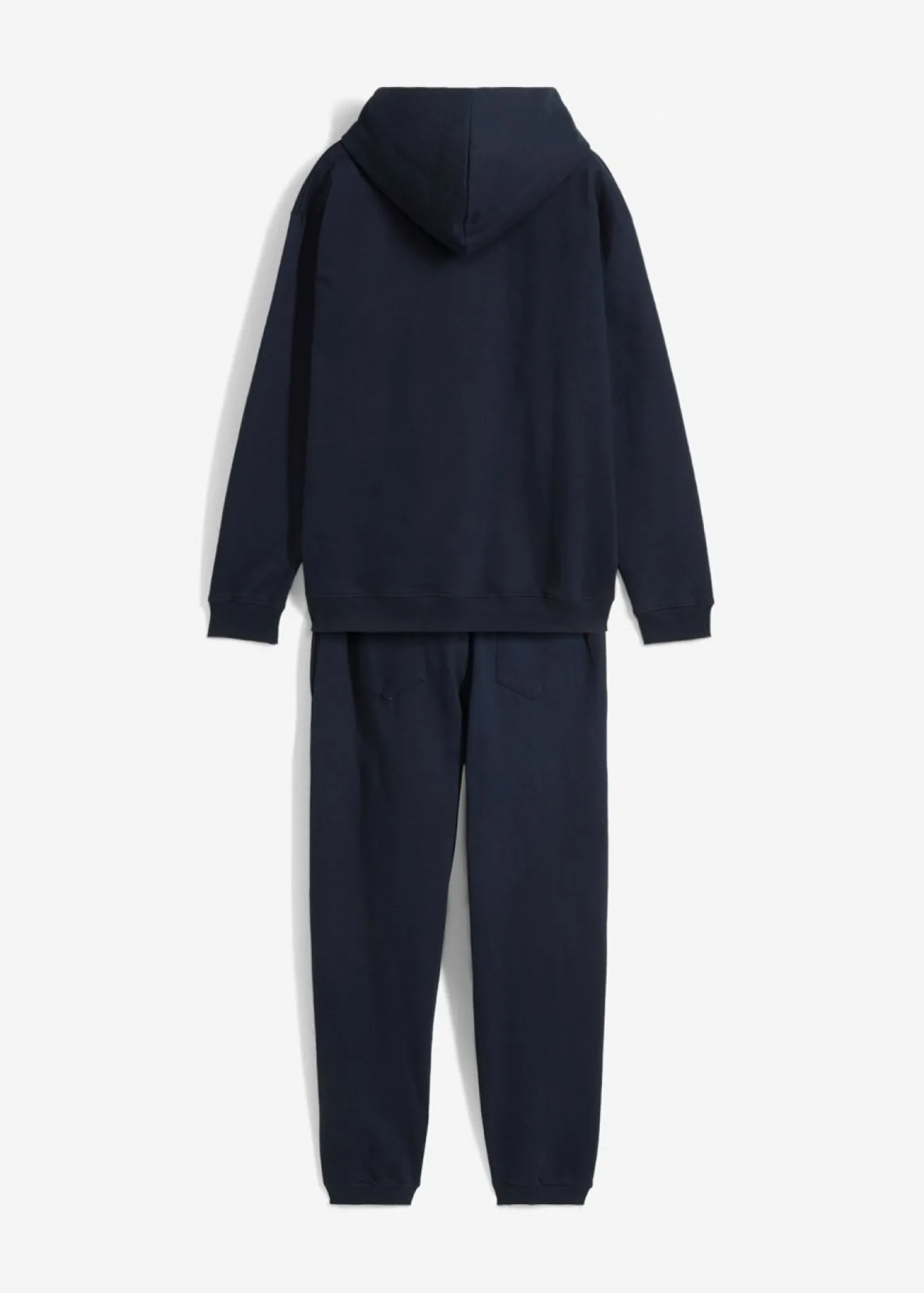Sudadera y pantalón de chándal de algodón suave (conjunto de 2 piezas)