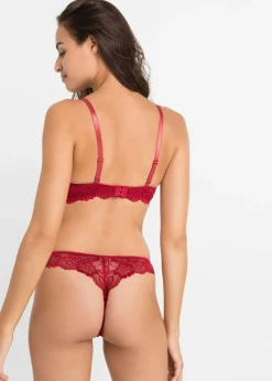 Sujetador + tanga de encaje delicado (2 piezas)