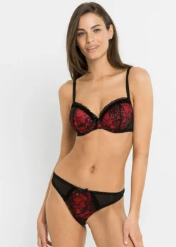 Sujetador con aros + tanga (conjunto de 2 piezas)