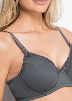 Sujetador de lactancia con algodón orgánico (2 unidades)