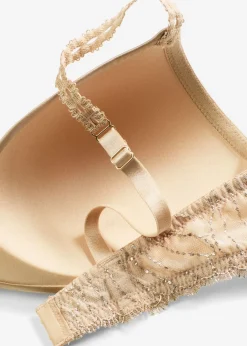 Sujetador sin aros con bordado delicado