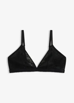 Sujetador triangular sin aros con canalé suave