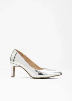 Tacones con aspecto lacado