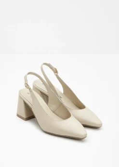 Tacones de piel