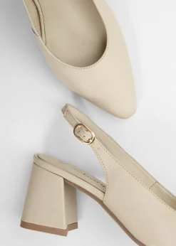 Tacones de piel