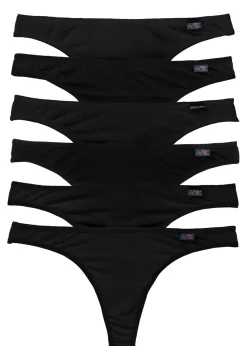 Tanga con algodón orgánico (6 unidades)