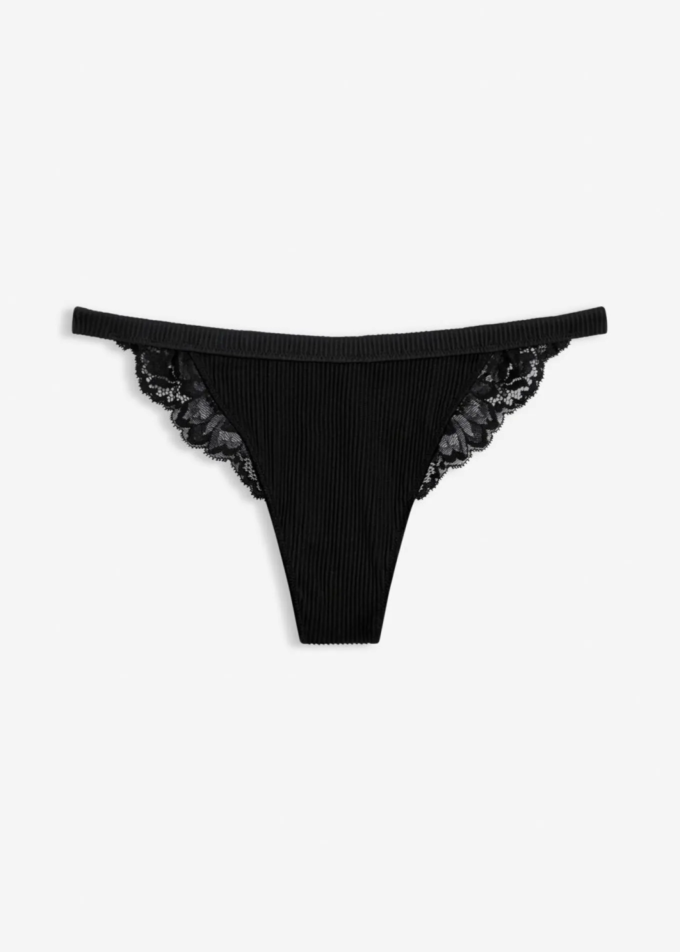 Tanga con canalé suave