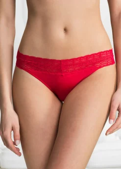 Tanga con encaje (5 unidades)