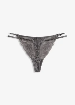 Tanga de encaje fino