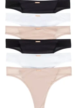 Tanga de microfibra de la serie Feel Comfort (6 unidades)