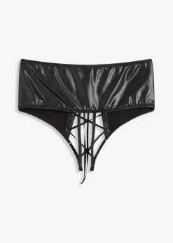 Tanga de talle alto con abertura