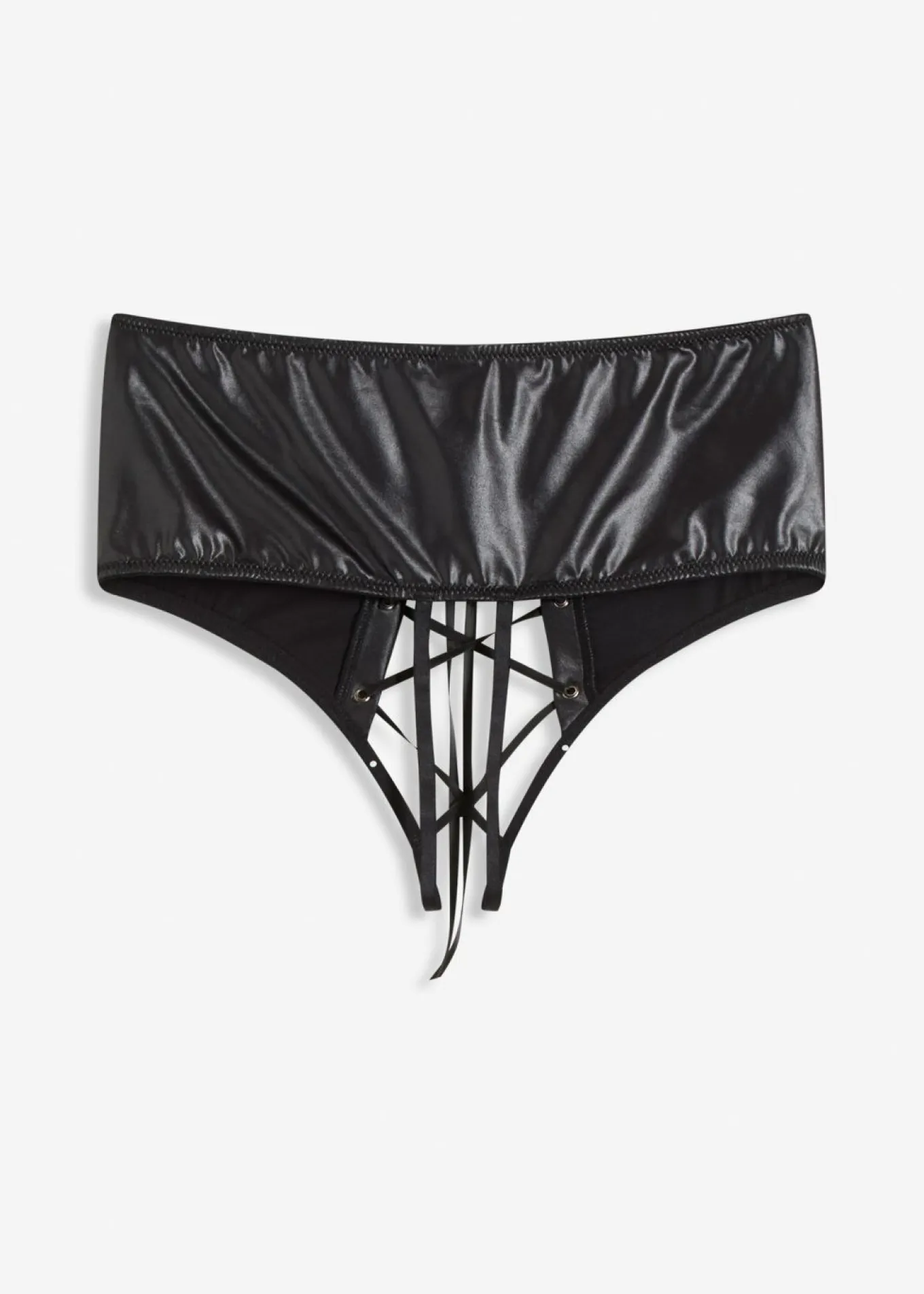 Tanga de talle alto con abertura