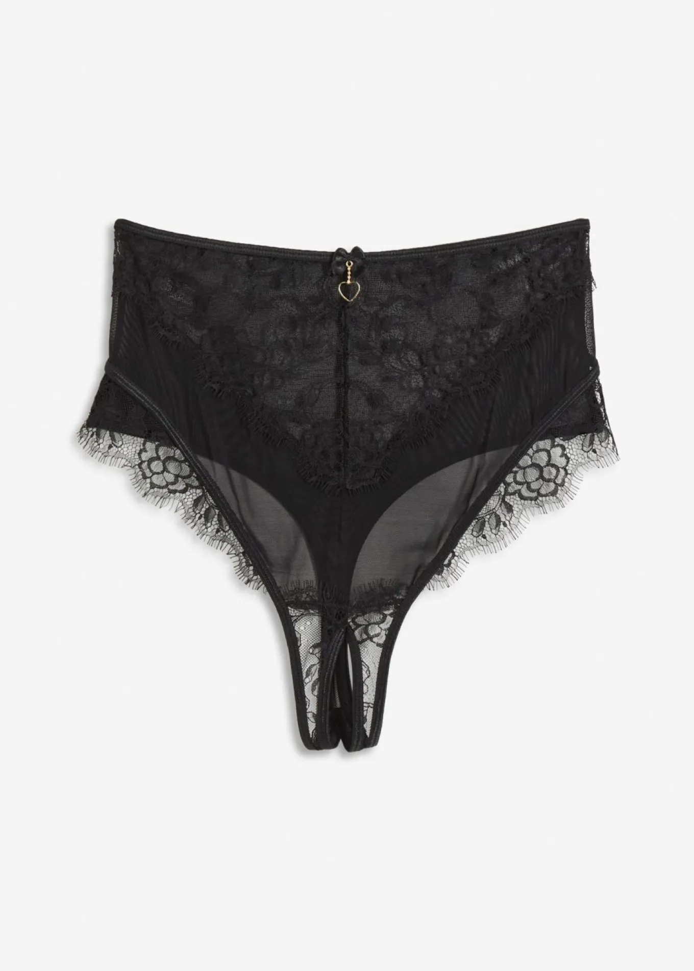 Tanga de talle alto con abertura