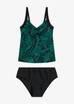 Tankini (2 piezas) con fruncido