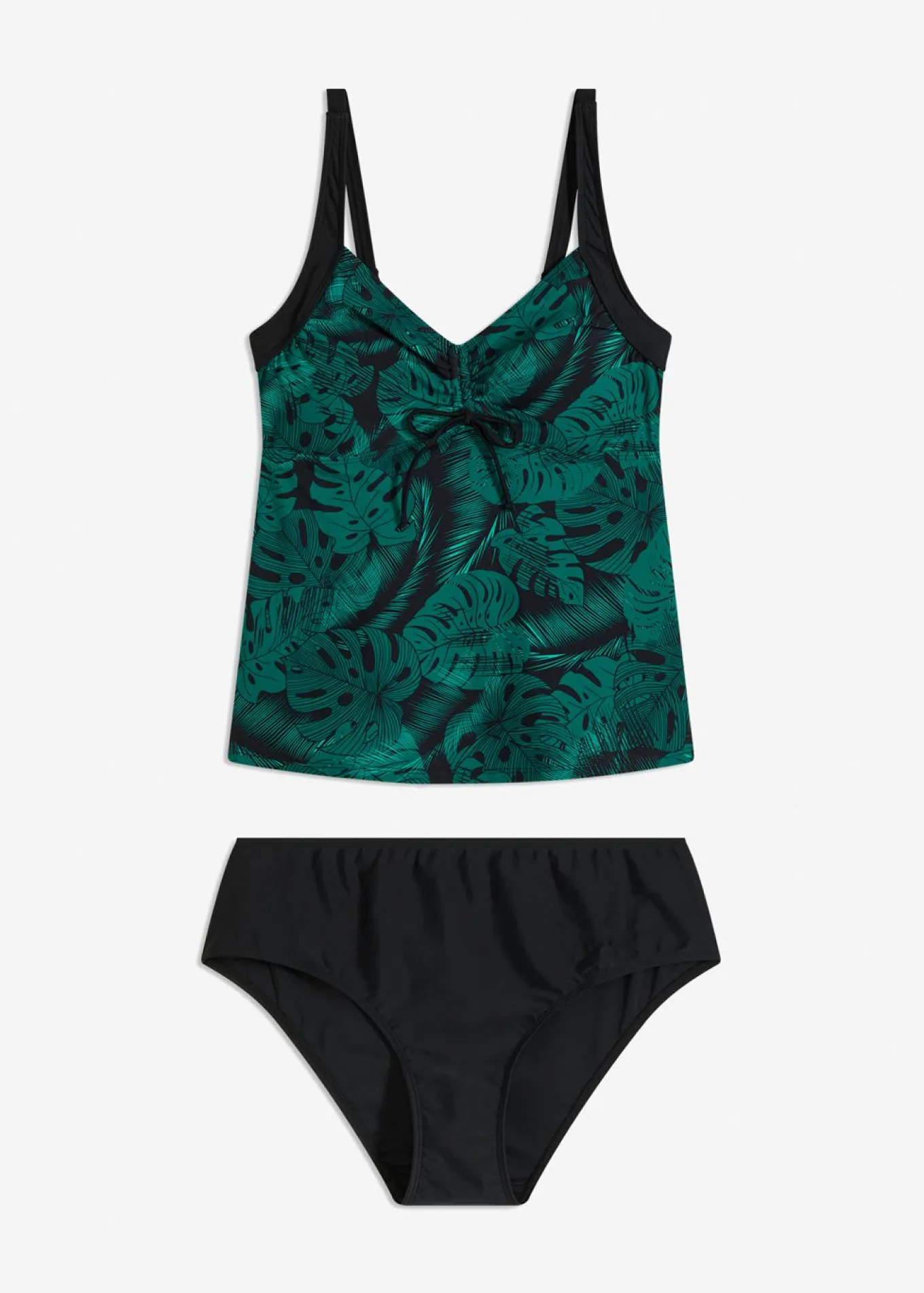 Tankini (2 piezas) con fruncido